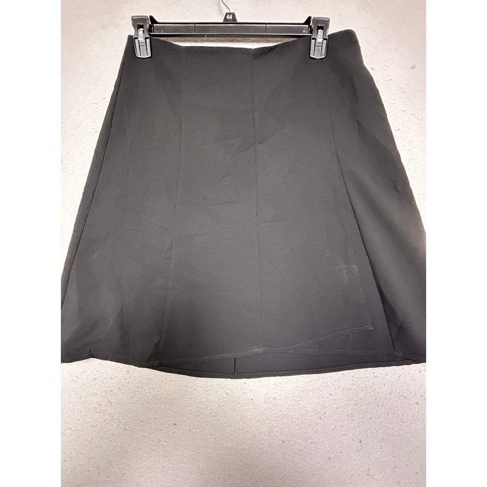 i.e. Skirt Polyester Black Size Solid 12 Womens